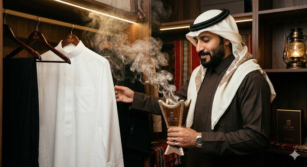 أسرار طريقة تبخير الملابس بالعود والبخور بثبات طويل