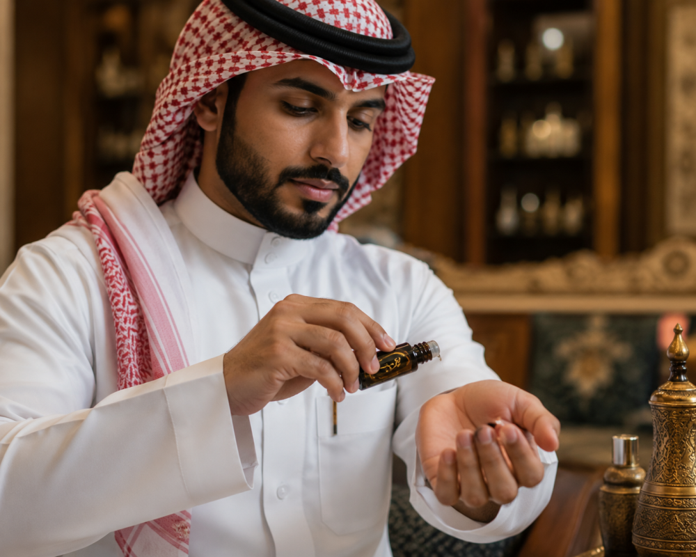 عطر عود رجالي فخم