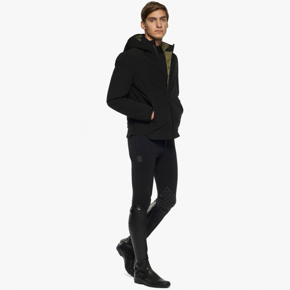 Hooded Performance Shell Jacket With Quilted Lining