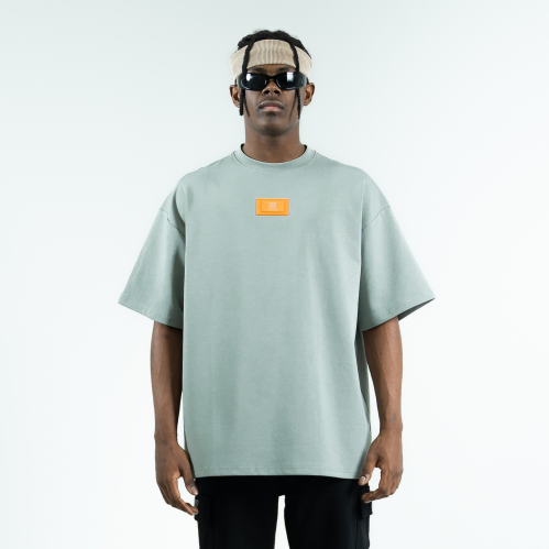 Oversized gray T-shirt