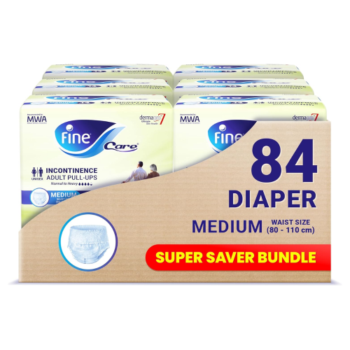كرتون فاين كير كلوت وسط 84 حبة Fine care Medium