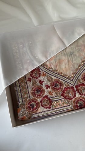 مخور قطن ديجيتال خوار عربي تطريز وتلي