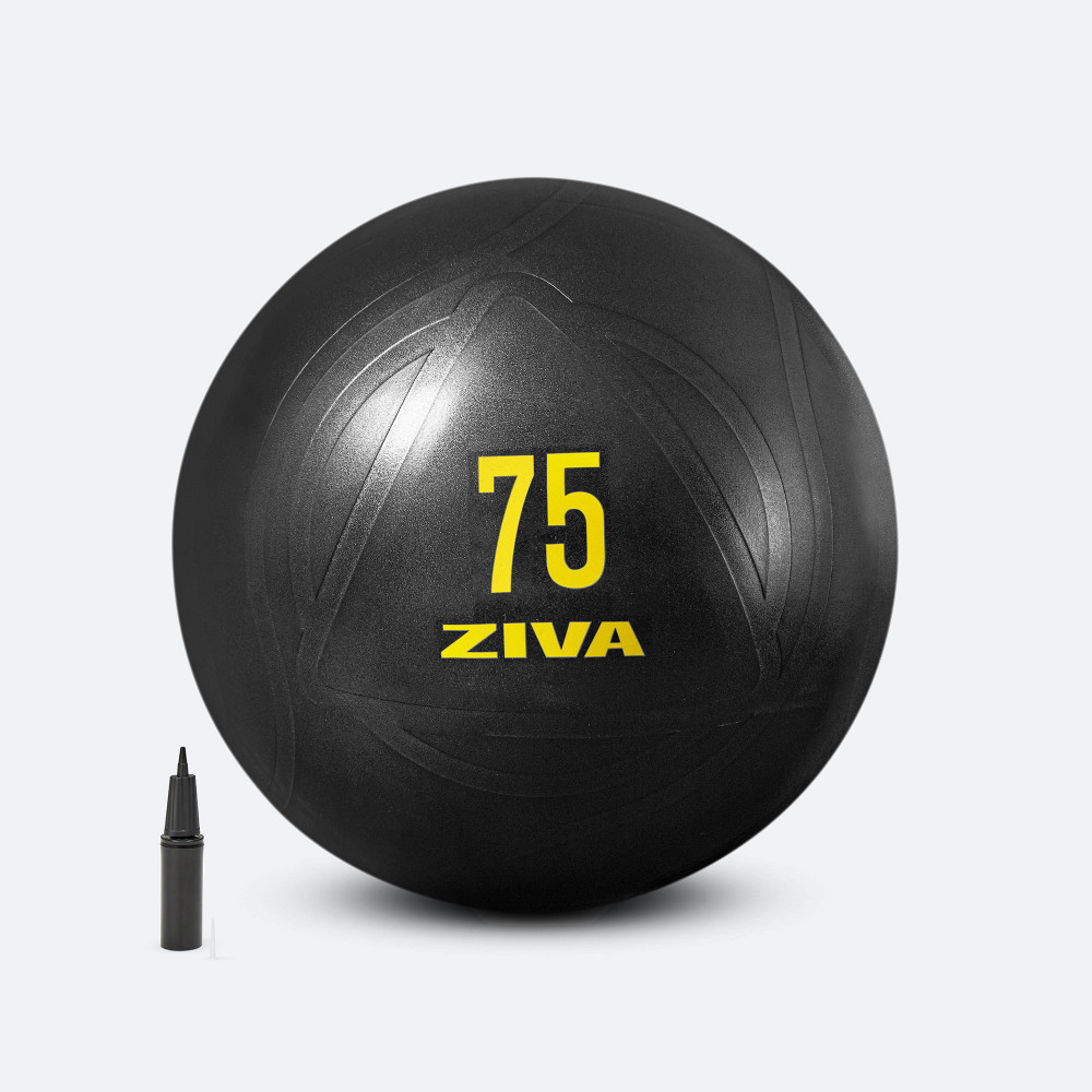 ZIVA Anti-Burst Exercise Ball with Ball Pump - FAASporta