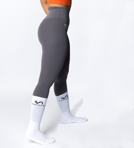 ليقنز رمادي | steel leggings