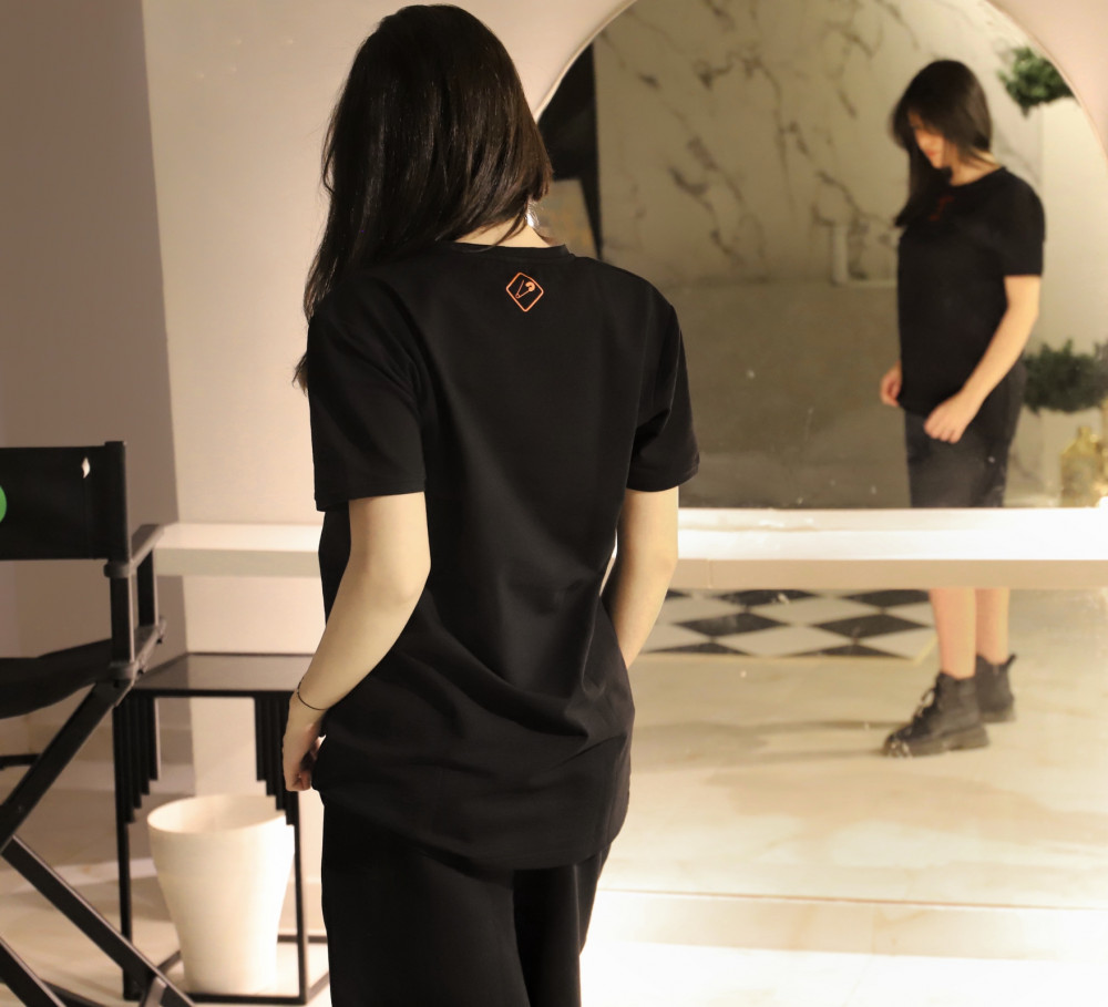 تيشيرت  THE ORANGE CDT COTTON BLEND UNISEX OVERSIZE
