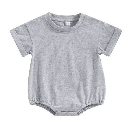 الطفل رومبير الصيف Crewneck رومبير الملابس الصلبة...
