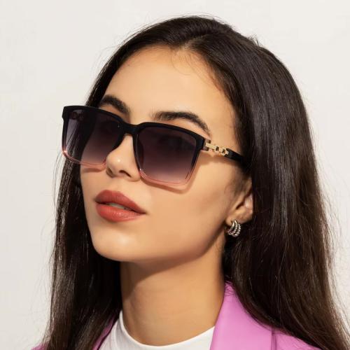 أزياء المرأة النظارات الشمسية مربع نمط نظارات شمسي...