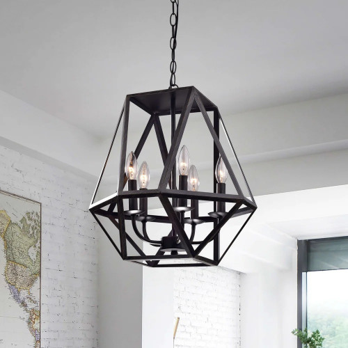 black rooster chandelier