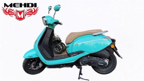 دراجة مهدي فيسبا اللون التيفاني - Vespa Mehdi bike