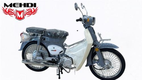 دراجة دباب مهدي شبيه هوندا كلاسيك لون رمادي 110Cc...