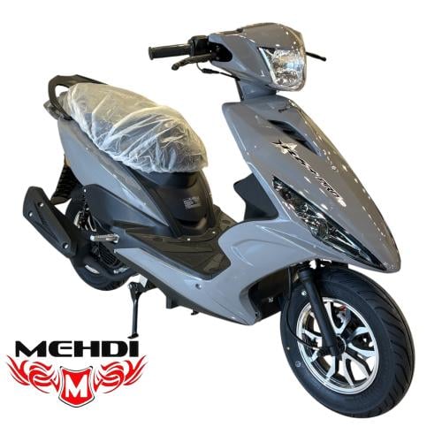 دراجة دباب مهدي ار سكس اللون رمادي 150CC- R6 motor...
