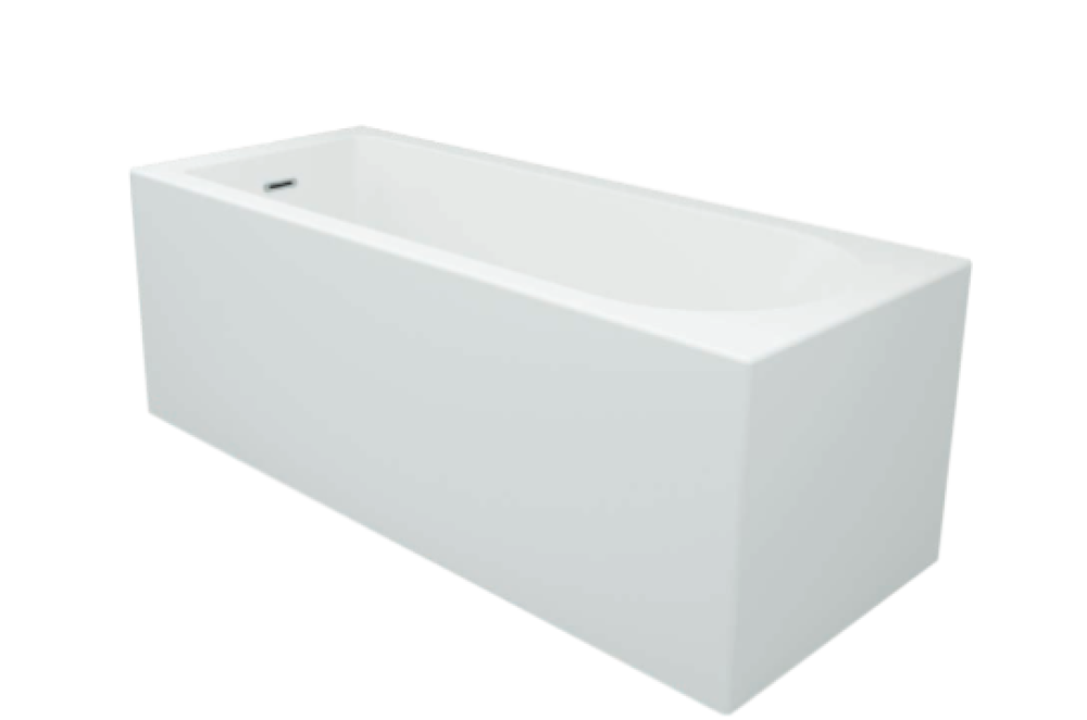 مغطس كلاسك لون ابيض مقاس  180*80  ارتفاع 550 بضمان عشر سنوات