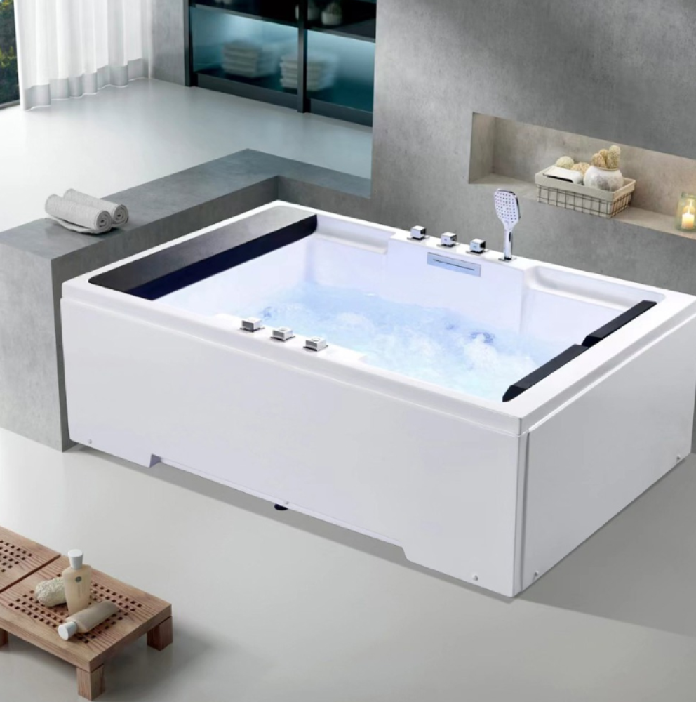 مغطس جاكوزي 185-120 شخصين لون ابيض