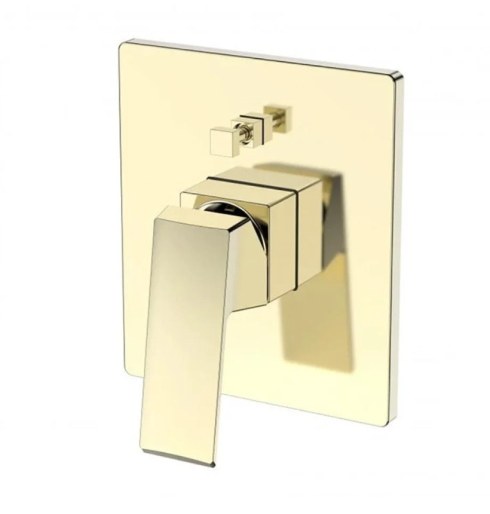 وجه خلاط دفن مخفي خطين مربع ذهبي موديل جروهي