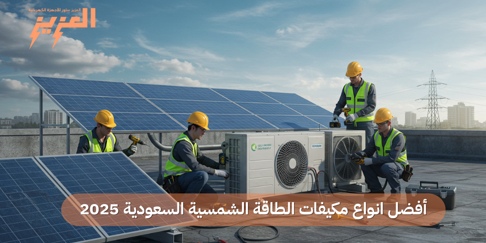 أفضل انواع مكيفات الطاقة الشمسية السعودية 2025