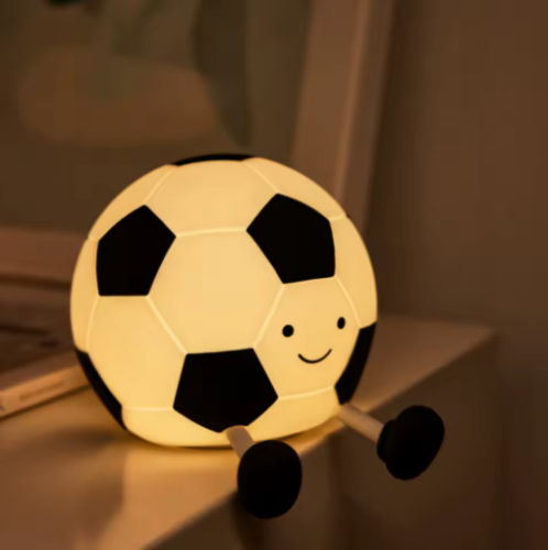 مصباح LED سيليكون بشكل كرة قدم