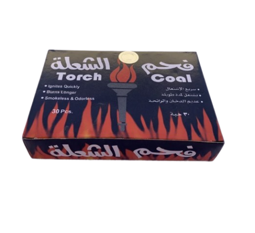 فحم الشعلة صغير 30 حبة