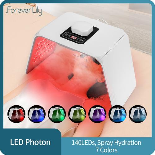 7 ألوان LED آلة الفوتون ترطيب البشرة نانو رذاذ LED...