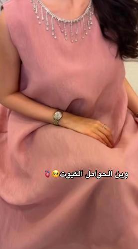 فستان حوامل انيق ناعم
