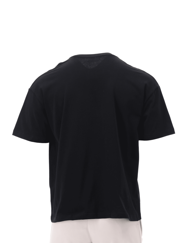 تيشيرت أسود مزين بشعار القوات الجوية (MOD.RSAF) - للجنسين