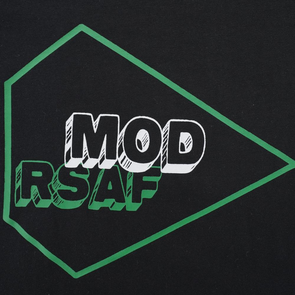 تيشيرت أسود مزين بشعار القوات الجوية (RSAF) - للأطفال