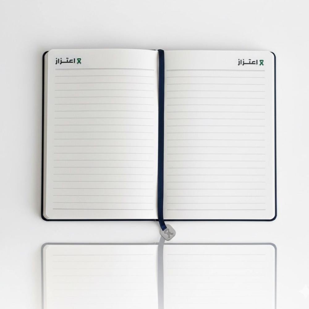 Navy blue notebook (A5).