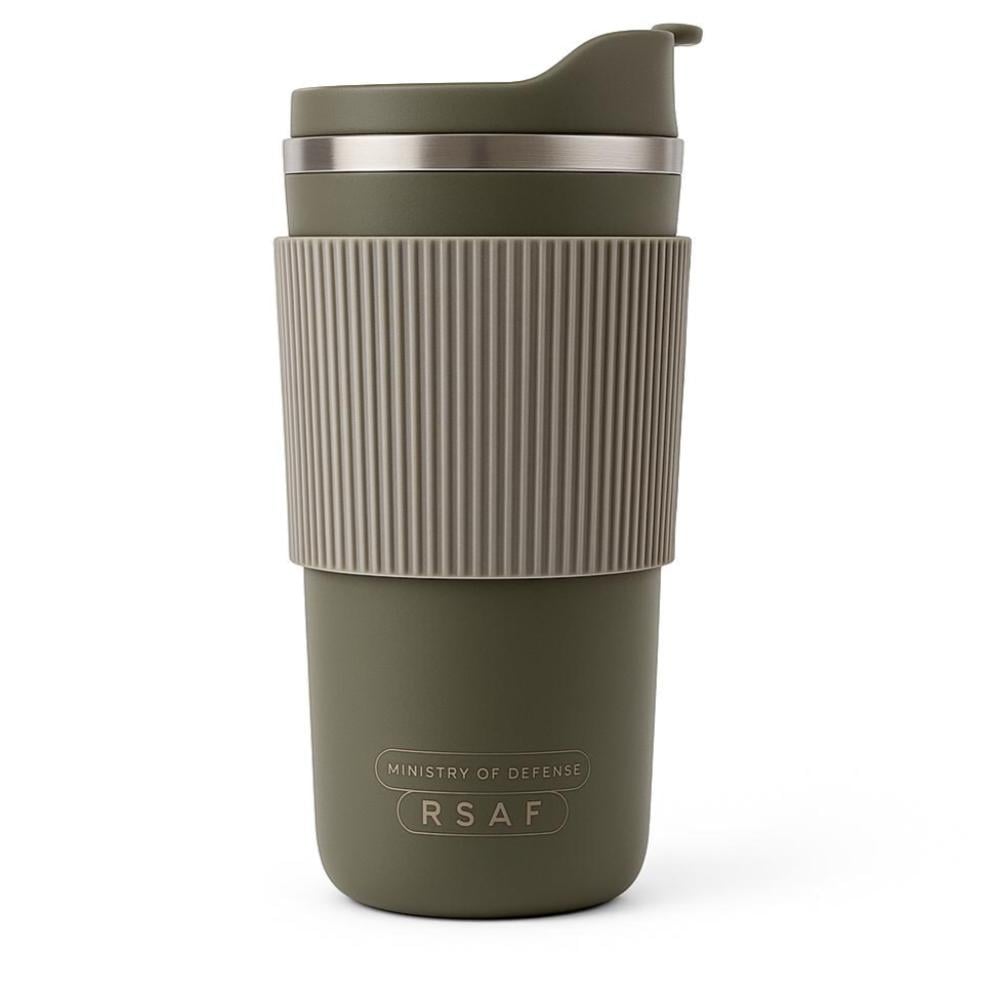 Grey thermal mug