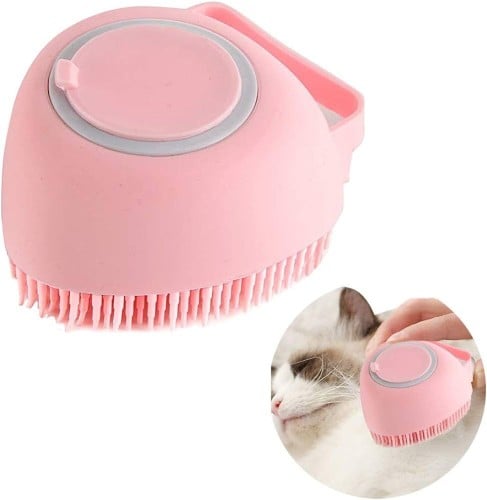 Pet message shower brush
