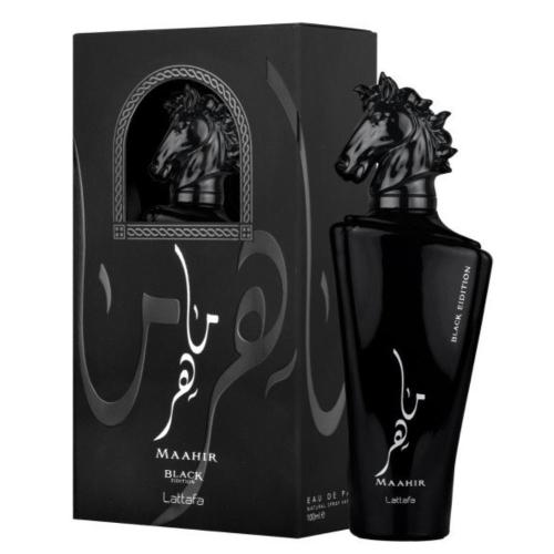 عطر الماهر بلاك من لطافة 100 مل