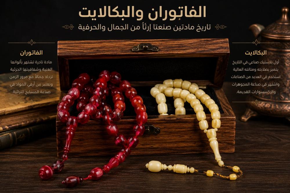 الفاتوران والبكالايت: تاريخ مادتين صنعتا إرثاً من الجمال والحرفي
