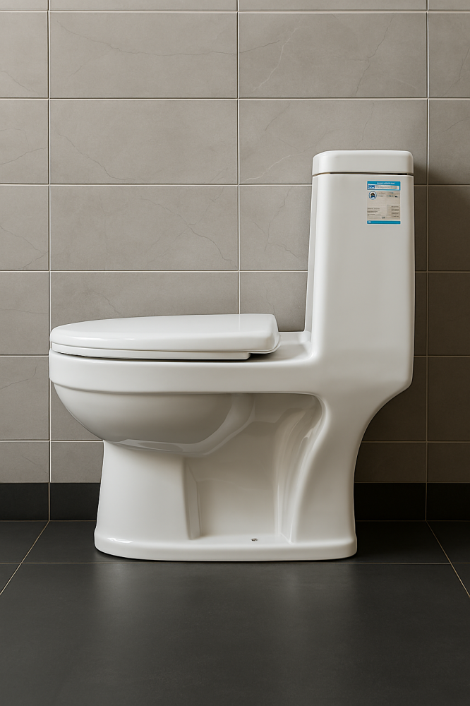 كرسي حمام يورسلاين ابيض