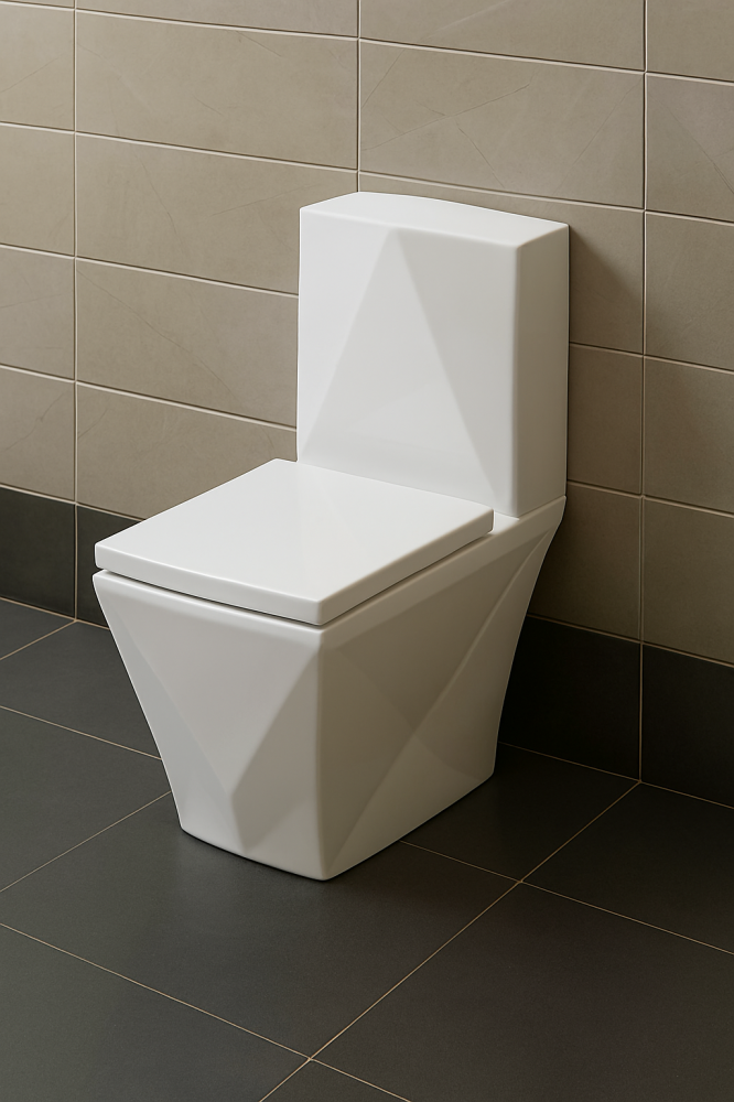 كرسي حمام يورسلاين ابيض