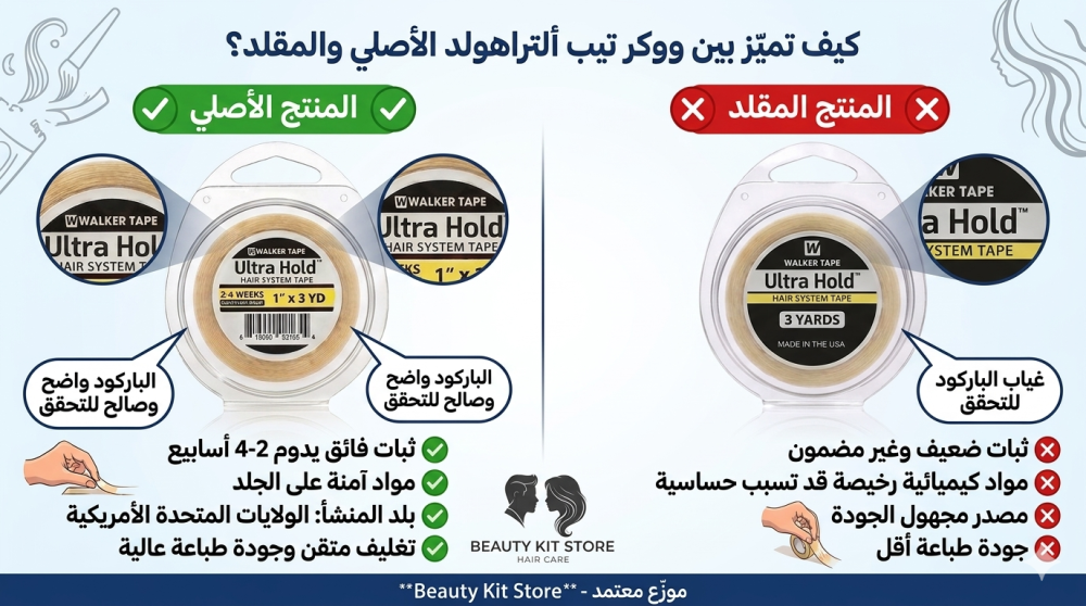 كيف تكتشف الفرق بين "ووكر تيب" (Walker Tape) الأصلي والمقلد؟ دليلك الشامل