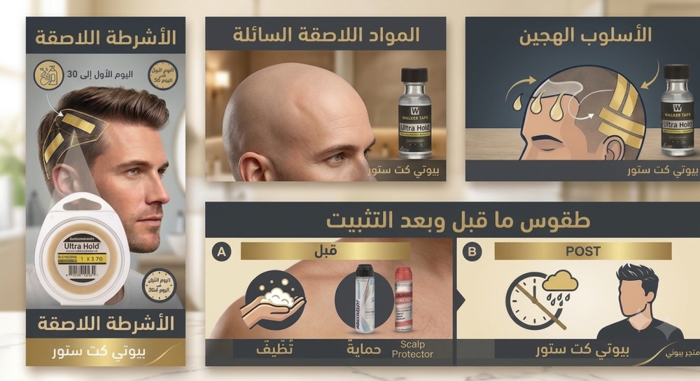تثبيت الشعر للرجال لنتائج طبيعية ومظهر واثق