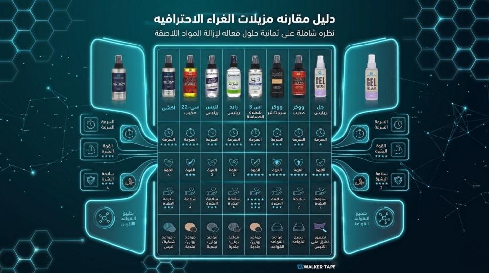 دليلك الاحترافي الشامل لمزيلات غراء Walker Tape: كيف تختار المزيل المثالي لنظام شعرك؟