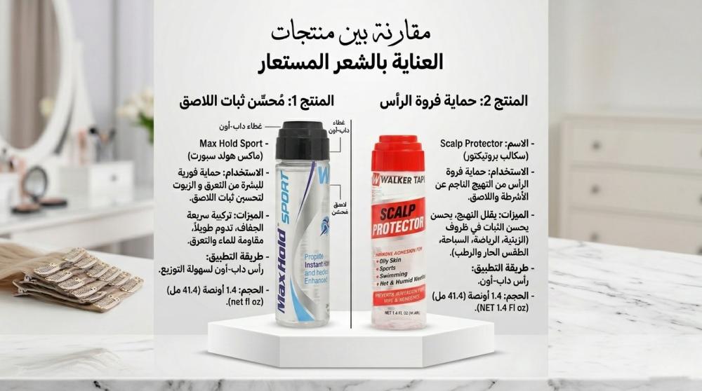كيف تختار المنتج المناسب لحماية فروة رأسك وزيادة ثبات الباروكة