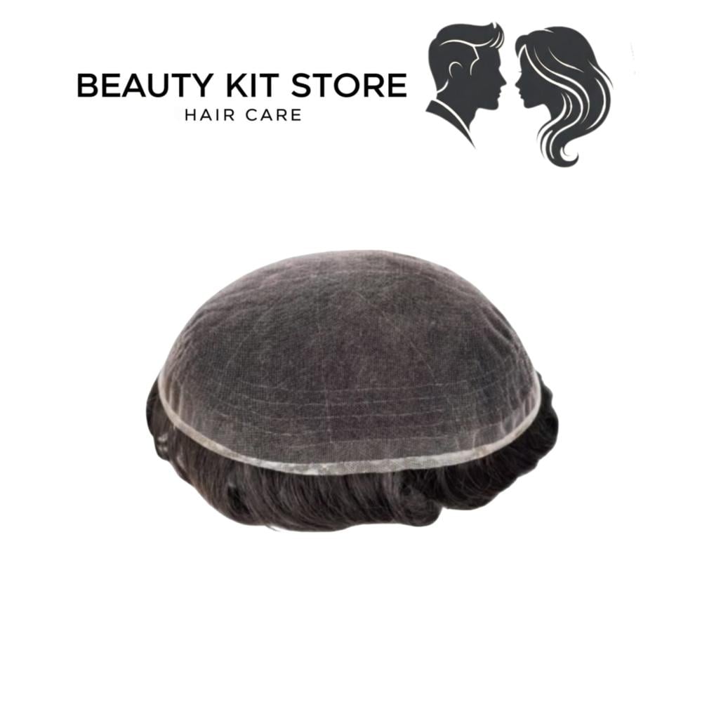 باروكة رجالي شعر طبيعي Full Lace Human Hair Toupee