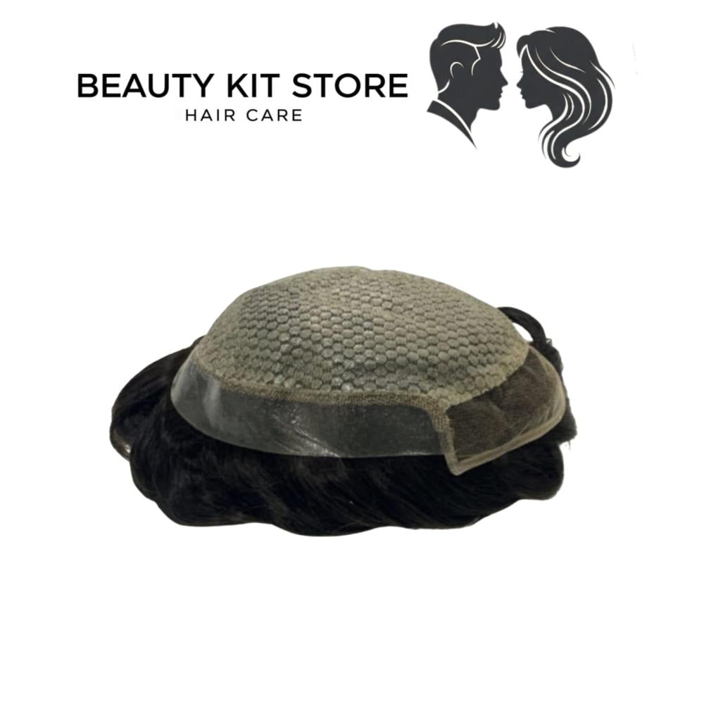 باروكة رجالي شعر طبيعي Silicone Skin Hair System