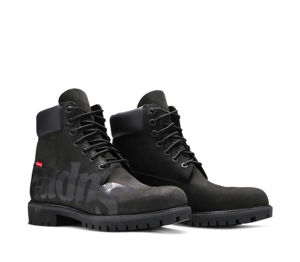 Supreme x Timberland 6 Inch Premium Waterproof Boot Big Logo