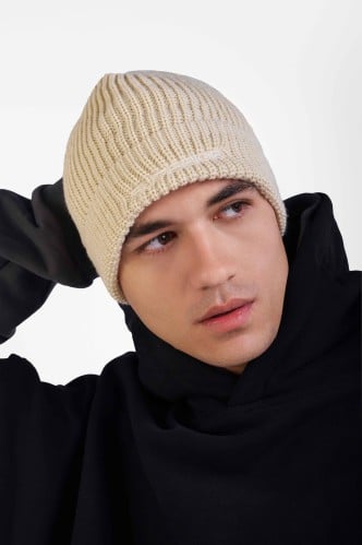 Off white beanie