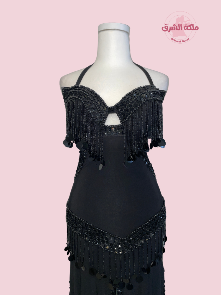 بدلة الرقص الشرقي بوسي أسود