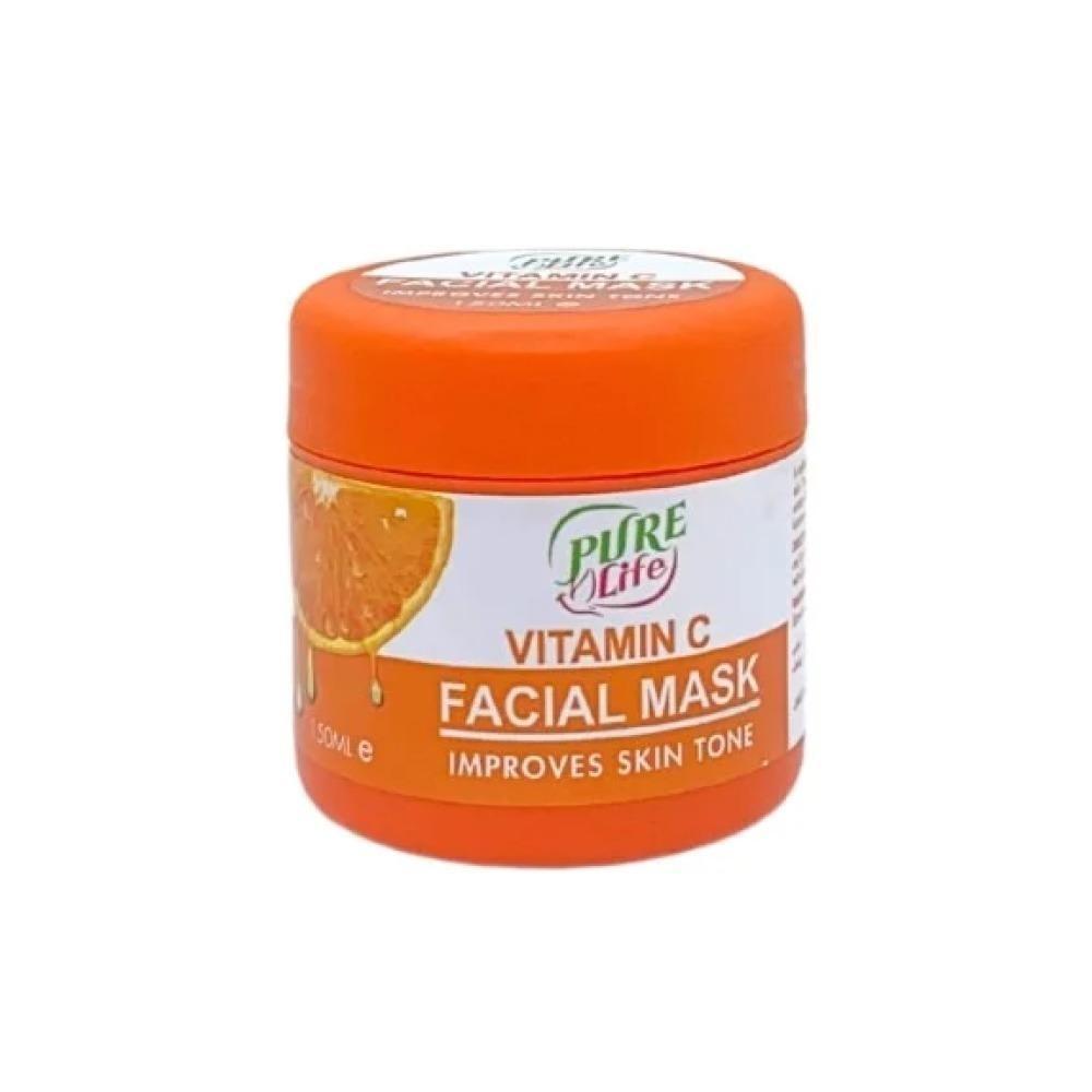 قناع الوجه بفيتامين سي من بيور لايف 150 مل