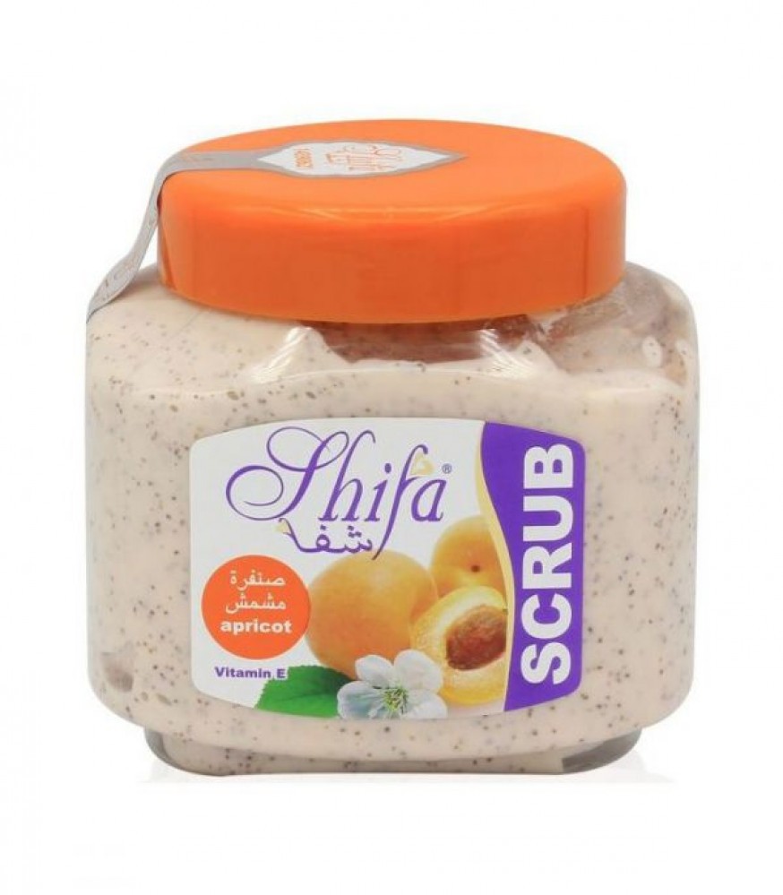 صنفرة للوجه بخلاصة المشمش وفيتامين E من شفا 300مل