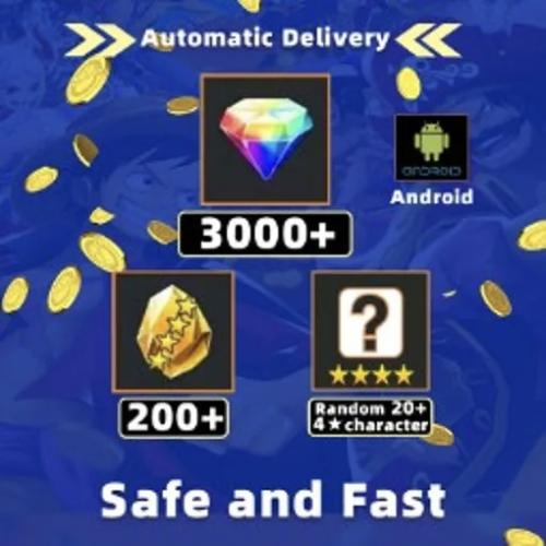 3000 جوهرة و200 حجر ذهبي ANDROID