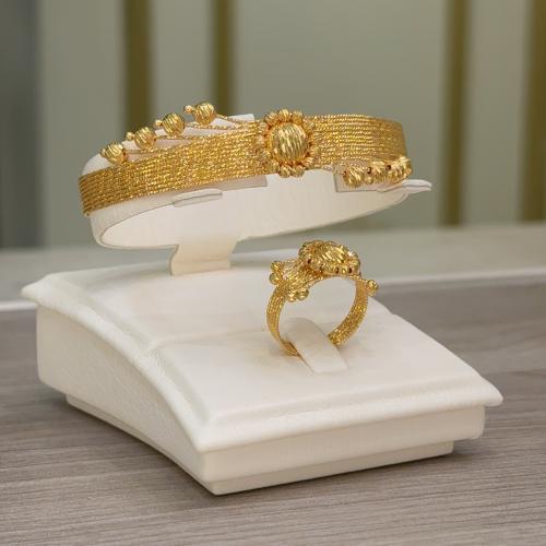 سوارة وخاتم البقشي عيار 21