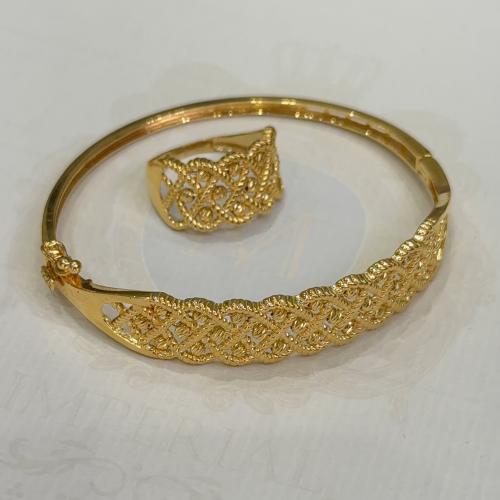 سوارة وخاتم البقشي عيار 21