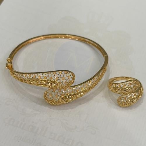 سوارة وخاتم البقشي عيار 21