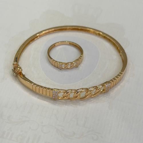 سوارة وخاتم البقشي عيار 21