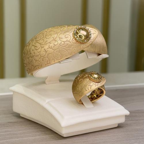 سوارة وخاتم البقشي عيار 21