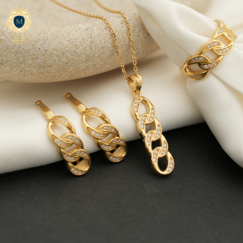 نص طقم عيار 18